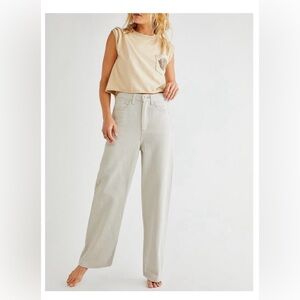 🤍 Levi's Premium High Loose Jeans Size 29 x 31 Hemp Blend Mushroom Grey Baggy